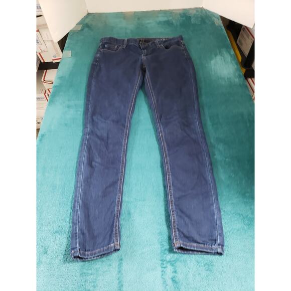 Gap Jeans Size 4 Womens Blue Stretch Pants Denim Ladies Mid Rise Jegging - Picture 1 of 13